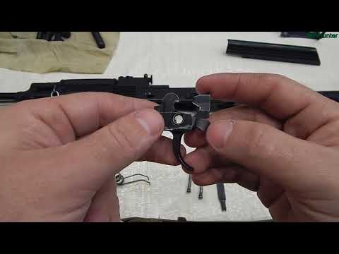 Видео: Дороботка УСМ на Сайге  (не нарушая закона)