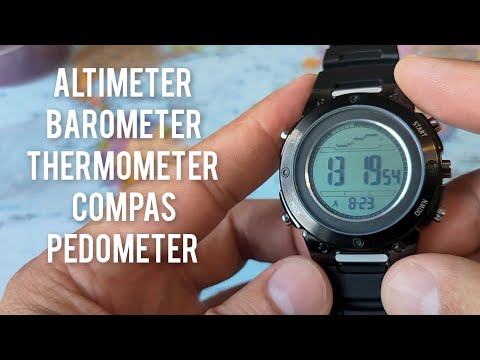 Видео: Sanda 5107. Часы которые пытаются походить на Pro Trek.