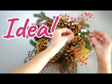 Видео: Новогодний декор. Рождественский декор. Тренды 2025-2026 года. Идея, которая Вам понравится!