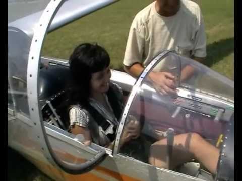 Видео: Дашкин полет на планере