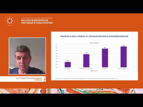 Видео: Значение анемии для показателей эффективности противоопухолевого лечения и качества жизни больных