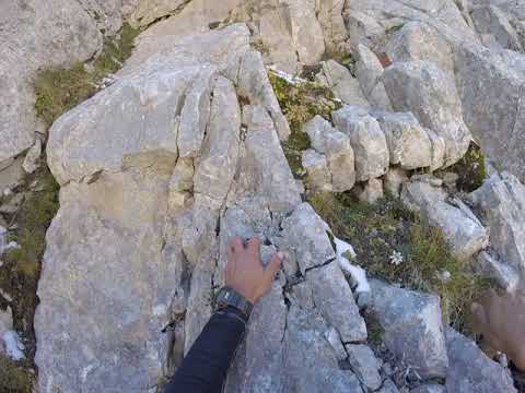 Видео: Пирин - Северната стена на Вихрен по маршрут "Скалния жлеб" - 7