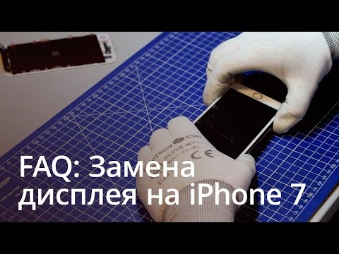 Видео: FAQ: Как поменять дисплей на iPhone 7