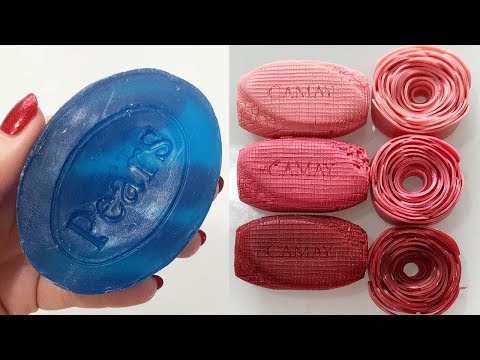Видео: Асмр мыло резки | Удовлетворительное видео [ASMR] #44