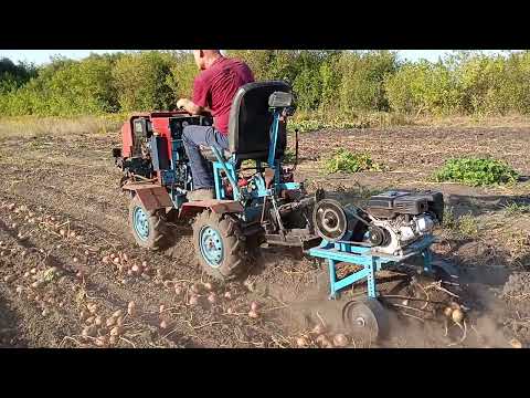 Видео: Копаем МТ 4х4 виброкопалкой 2024г