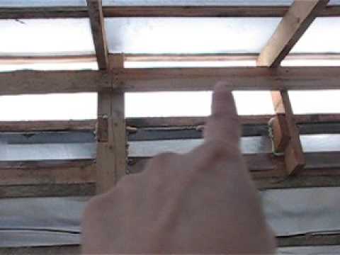 Видео: Зимняя теплица. Часть 4. Особенности крыши.