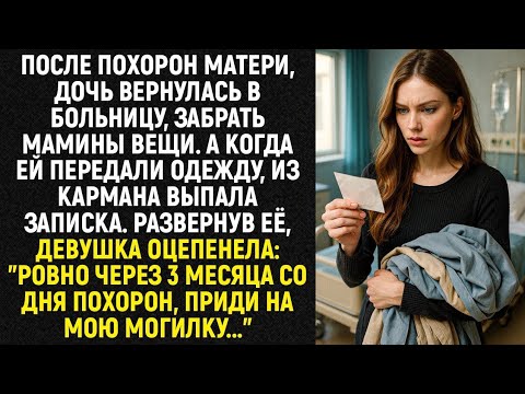 Видео: После похорон матери, дочь вернулась в больницу, забрать мамины вещи. А когда ей передали одежду...