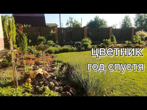 Видео: Тот самый цветник за 10 ДНЕЙ!/ Прошел 1 год/Обзор красивых растений/ #flowergarden #деревня #РИВЬЕРА