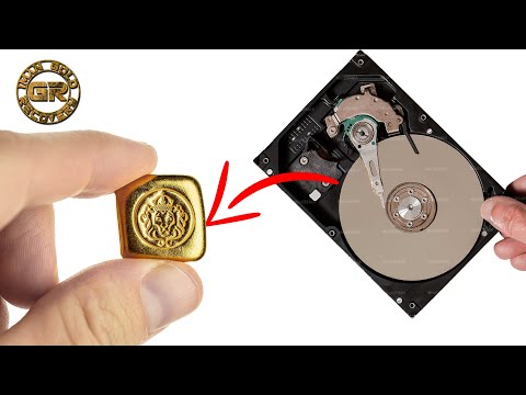 Видео: Восстановление золота из 150 единиц жесткого диска | Как восстановить золото с жесткого диска HDD