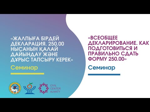 Видео: «Всеобщее декларирование. Как подготовиться и правильно сдать форму 250.00»