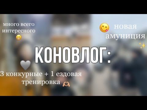 Видео: КОНОВЛОГ: 4 дня из моей конной жизни 🩶