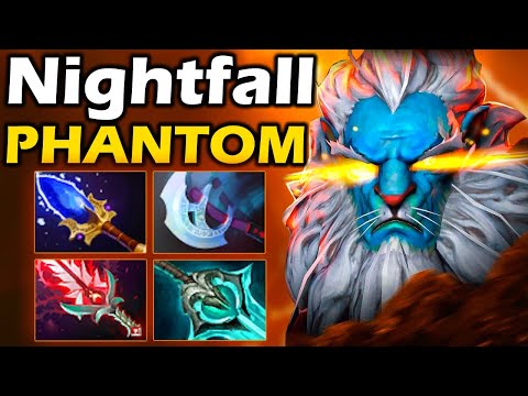 Видео: Найтфолл на Сигнатурном Фантом Лансере, Через Буст ММР - Nightfall Phantom Lancer 7.35 DOTA 2