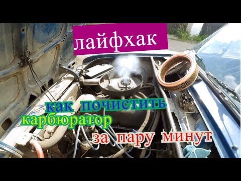 Видео: лайфхак: как почистить карбюратор за 0 рублей и 5 минут