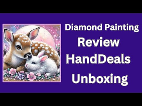 Видео: Распаковка алмазной картины — обзор — HandDeals — Diamond Art — Бюджетные изделия ручной работы