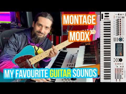 Видео: Мои любимые звуки ГИТАРЫ на Yamaha MONTAGE и MODX