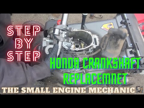 Видео: Замена коленчатого вала газонокосилки Honda.