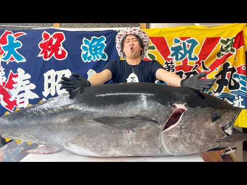 Видео: Чудо: я поймал гигантского голубого тунца!