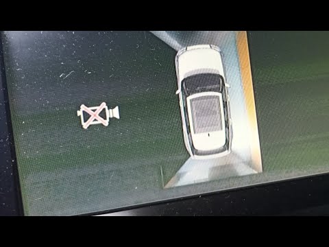 Видео: камера в левом зеркале. range rover.