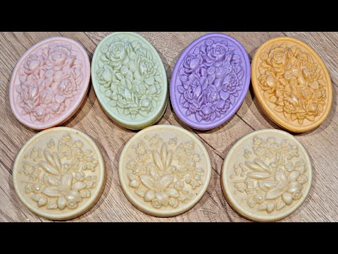 Видео: ASMR SOAP. 🩷💜🤍Резка сухого мыла. Satisfying video🤍💜🩷