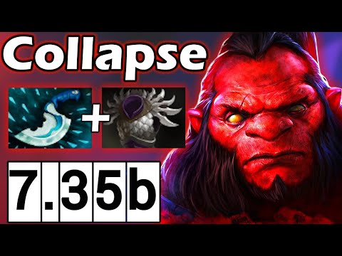 Видео: Коллапс на Сигнатурном Аксе - Collapse Axe 7.35 DOTA 2