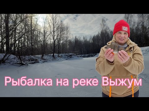 Видео: РЫБАЛКА на лесной речке ВЫЖУМ. КРУПНЫЕ ОКУНИ и подьязки на зимние донки.
