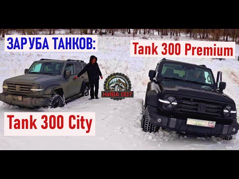 Видео: ЗАРУБА Tank 300 City И Tank 300 Premium НА СНЕЖНУЮ ГОРУ