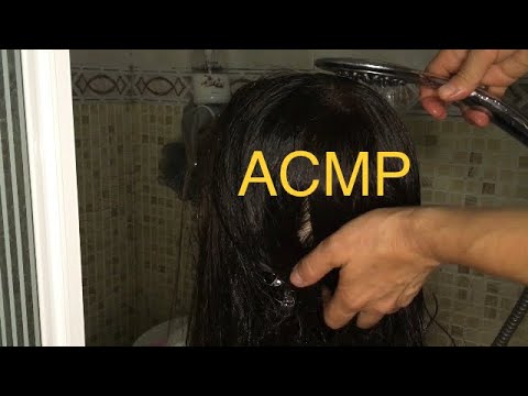 Видео: АСМР Мытьё головы. Звуки воды и волос .Нежные звуки воды и волос 
