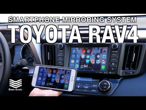 Видео: [Установка] Система зеркалирования экрана смартфона TOYOTA RAV4 2014-2018