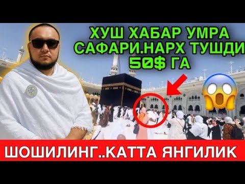 Видео: 16-ОКТИЯБР УМРА САФАРИ НАРХЛАР 50$ АРЗОНЛАДИ УМРА НАРХЛАР УМРА САФАРИ УМРА2025 #умрасафари #умра25