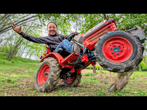 Видео: Я купил МИКРО ТРАКТОР! (ОН ЛАЗАЕТ ПО ДЕРЕВЬЯМ!)