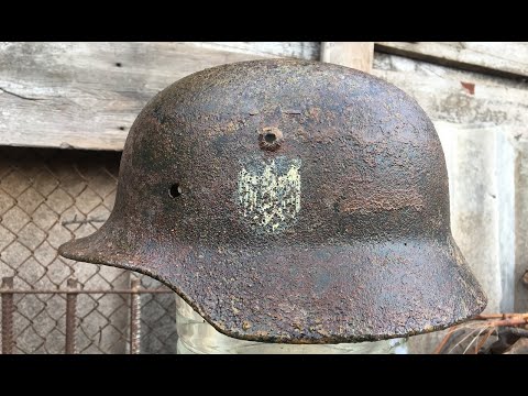 Видео: ВРАГ немецкой каски! Почему глубинные каски так сильно ржавеют ?