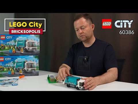 Видео: 🚛 LEGO CITY 60386: Мусоровоз спасает Бриксополис! ♻️🧹