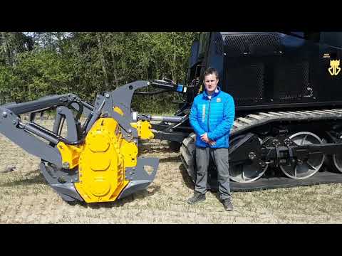 Видео: Финские технологии расчистки залежных земель , ротоватор фреза MERICRUSHER MJHS 311STX