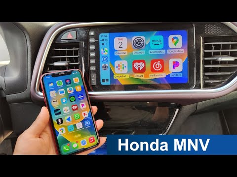 Видео: Honda MNV XNV VE1 Map Navigation Music Apple Carplay for WIZCAR A1 ХОНДА мнв Հոնդա Карплей هوندا MNV