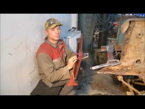 Видео: ГАЗ М20 Победа. Ремонт брызговиков и соединителя лонжеронов