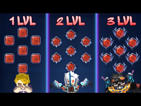 Видео: Руны 1LvL vs 2LvL vs 3LvL ЧЕЛЕНДЖ. Бед варс (Блокман го)