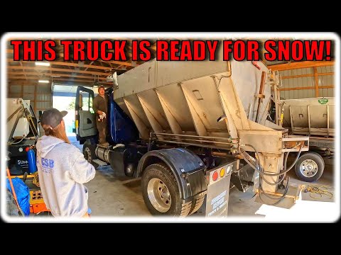 Видео: Наш снегоочиститель International 7500 2007 года выпуска готов...почти!