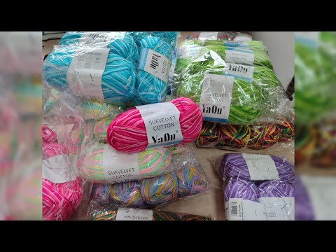 Видео: Снова приехала Альпака Вельвет и новый полухлопок. 😘