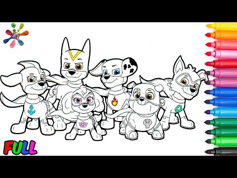 Видео: Щенячий патруль. Все серии подряд. Раскраски для детей.