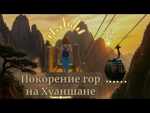 Видео: Vlog из Хуаншань! Покорение гор,  встреча с обезьяной и водопад около отеля!