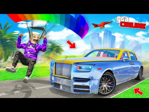 Видео: НАШЕЛ САМЫЙ ДОРОГОЙ РОЛЛС-РОЙС НА ПАРАШЮТЕ! БИТВА ПАРАШЮТИСОВ В ГТА 5 ОНЛАЙН