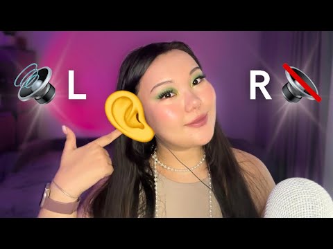 Видео: ASMR 💫 только ЛЕВОЕ УХО 👂 Близкий шёпот для мурашек и расслабления ✨ left ear only asmr