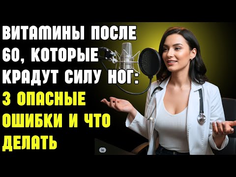 Видео: Витамины после 60, которые крадут силу ног: 3 опасные ошибки и что делать | Здоровье пожилых