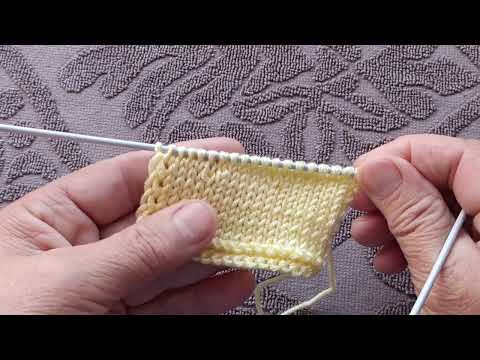 Видео: Укороченые ряды красиво, просто, без дырочек.