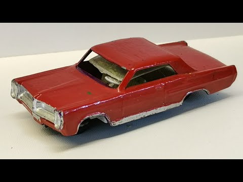Видео: Matchbox реставрация Pontiac coupe superfast nr.22 Литьевая машина, изготовление колес и крюка