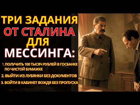 Видео: Сталин ПОБЛЕДНЕЛ! Мессинг сидел в его кабинете и курил его трубку | Охрана НЕ ВИДЕЛА