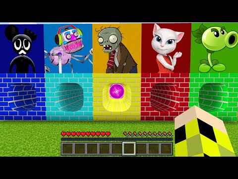 Видео: ВЫБЕРИ КРУГЛЫЙ ТОННЕЛЬ РАСТЕНИЯ ПРОТИВ ЗОМБИ ДИДЖЕЙ АНИМАТРОНИК ГОВОРЯЩАЯ АНДЖЕЛА В МАЙНКРАФТ SCP