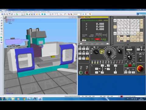 Видео: CNCSimulator - Урок 1. Включение и запуск станка CNC.