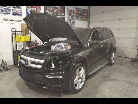 Видео: Не работает фара Mercedes GL550. Ремонт.