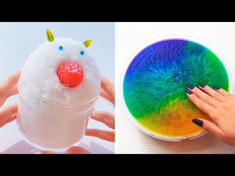 Видео: Расслабляющее Slime ASMR видео | Лучшая странно удовлетворяющая слизь #79